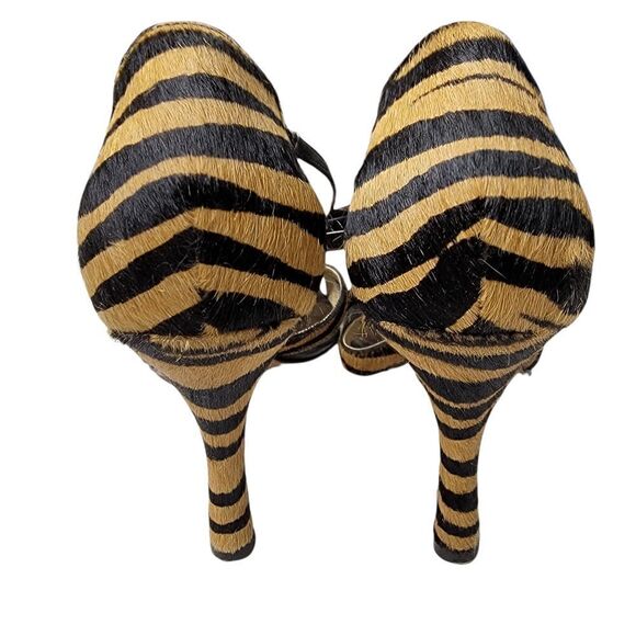 Antonio Melani Panther 12D Faux Fur Bow Heels Size 8.5 - Picture 2 of 11